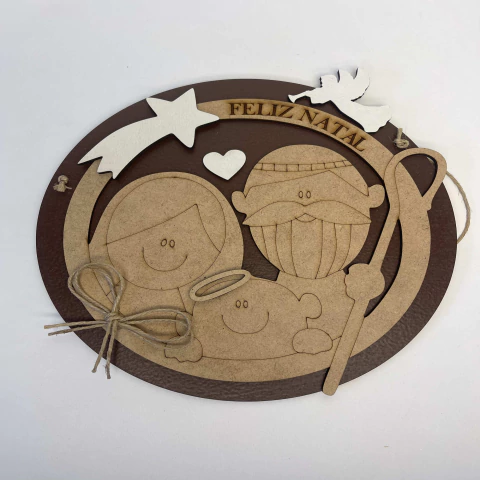 Placa Sagrada Família 24cm