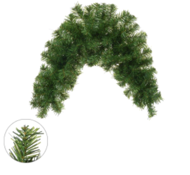 Meia Guirlanda 120 galhos 1,2m