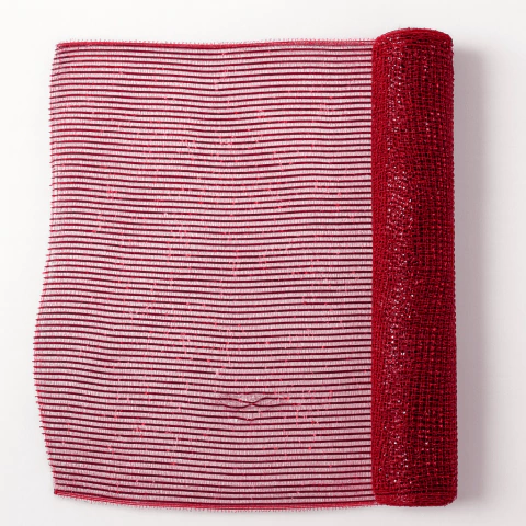 Tela Juta Vermelha Brilhosa 50cmx9m