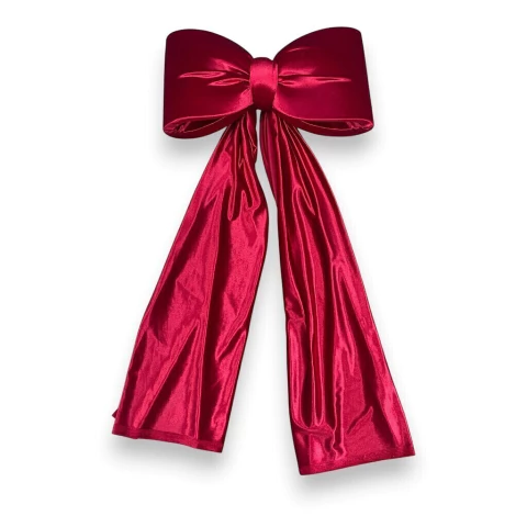 Laço De Veludo Vermelho 90x42cm