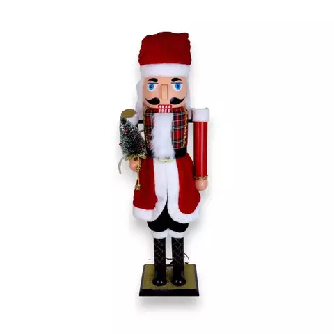 Soldado Quebra Nozes Vermelho c/ Movimento e Música