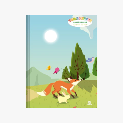 Caderno Quadriculado Matemática Doming - Capa Dura 40 Fls