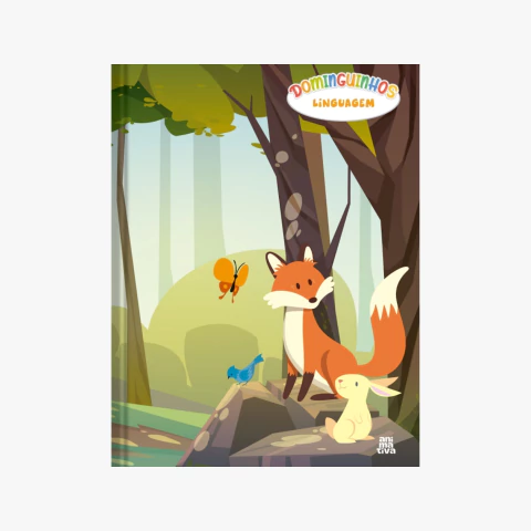 Caderno Alfabetização Doming Linguagem Infantil Capa Dura 40 Fls