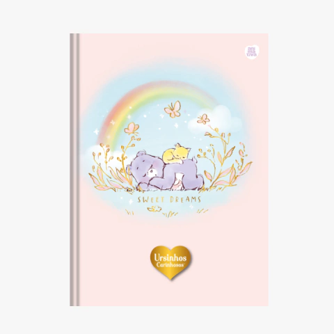 Caderno Escolar Ursinhos Carinhosos - Colegial Costurado Capa Dura 160 Fls - 10M
