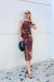 Vestido tubinho drapeado tule com alça elástica basic