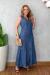 Vestido Jeans lioncel regata com zíper Luana