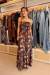 Vestido tomara que caia lastex em Crepe Souliz Lemes