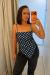 Blusa tipo lenço com amarração nas costas - comprar online
