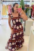 Vestido longo em crepe com lastex no busto Nubia - SOULIZ
