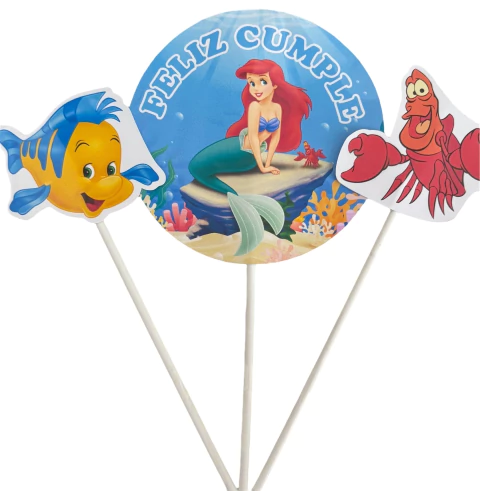 Topper * La Sirenita* x 3 - comprar online