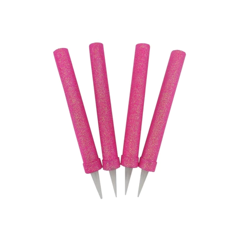Vela Bengala con gibre Rosa x 4 - comprar online