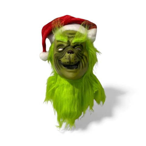 Mascara látex Grinch Navideño con Gorro - comprar online