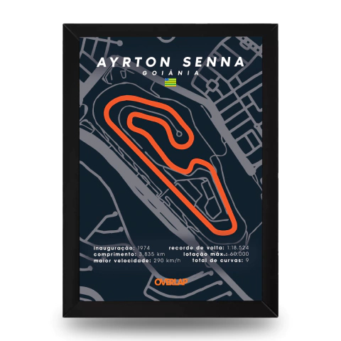 Quadro LapLine Goiânia 3D - comprar online