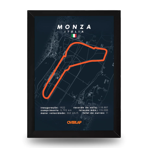 Quadro LapLine GP da Itália 3D - comprar online