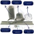 Kit Duto Régua E Adaptador 150mm Ar Condicionado Portátil - Quadrado - comprar online