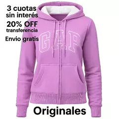Hoodie Zip up GAP 100% Original - Lila - ⭐⭐⭐⭐⭐ (65) en internet