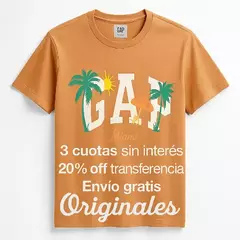 Remera GAP® 100% Original - Summer Orange - Importada ⭐⭐⭐⭐⭐ (56) en internet
