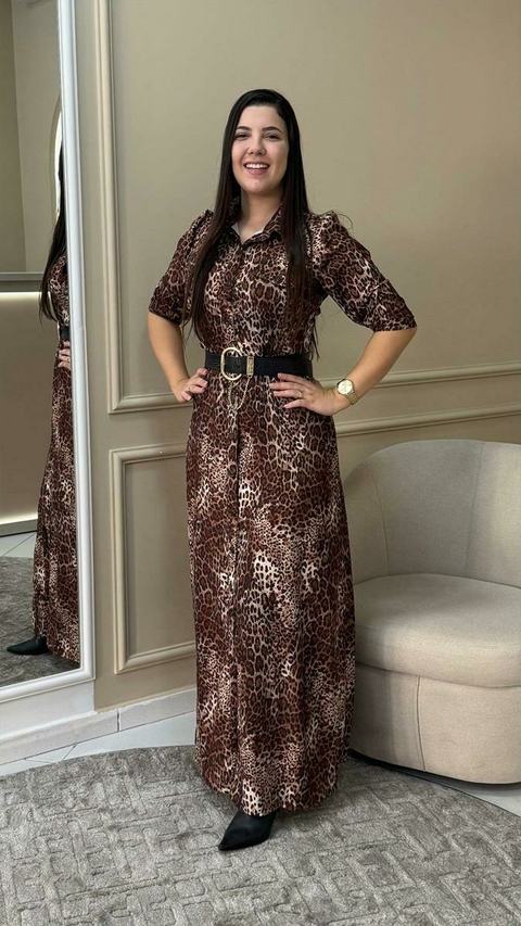 Vestido Poliana - Estampado