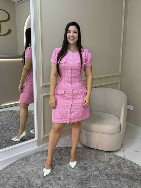 Vestido Mirela - Rosa