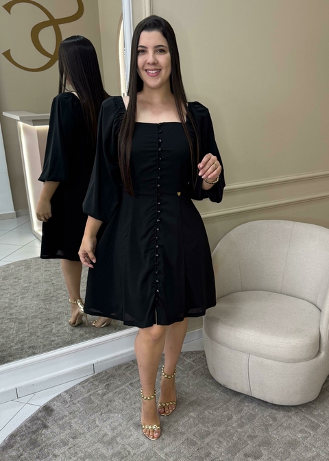 Vestido Larissa - Preto - comprar online