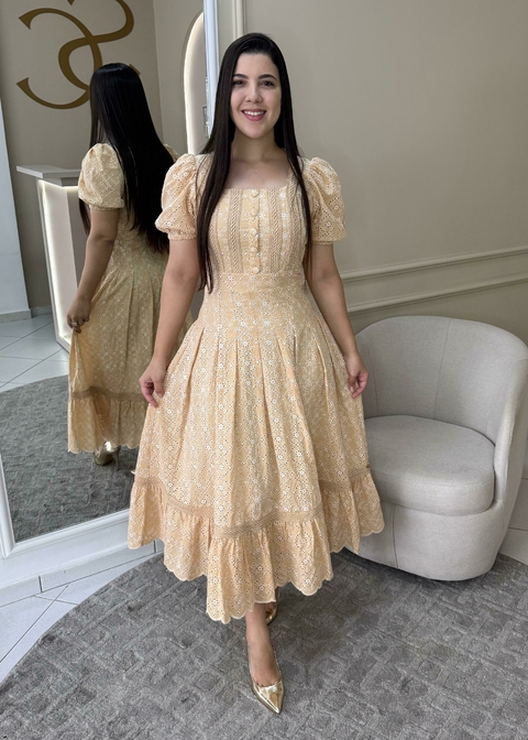 Vestido Karol - Bege