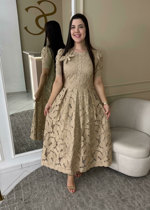 Vestido Eriene - Bege - comprar online