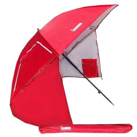 Kaimon Sombrilla Carpa 2.4 Mts con alero Roja
