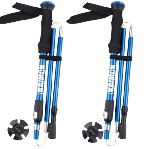 Bastones Trekking Aluminio Extensible 3 Prt Kaimon Btk35p 2u
