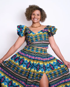 Conjunto Saia + Cropped Transpassado - Kuavi