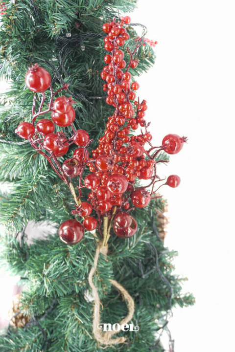 Galho natalino berry vermelho - 47cm c/1 - comprar online