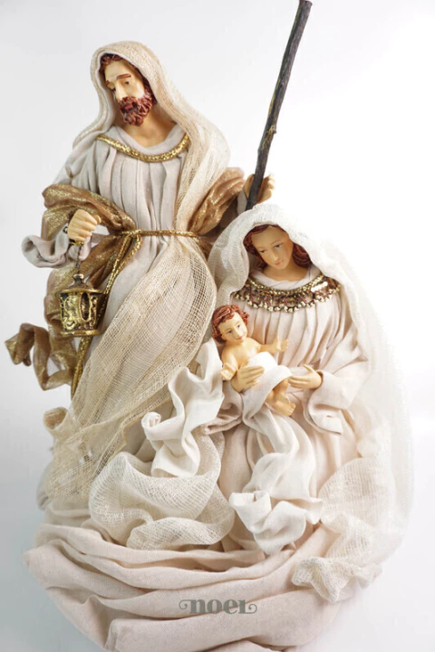 Sagrada familia off-white/dourado - 35cm