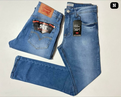 CALÇA JEANS LEVIS MASCULINO 98% ALGODÃO 2% ELASTANO SLIM FIT - comprar online