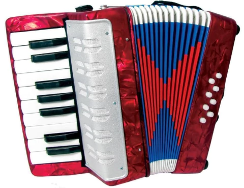 Acordeón Infantil 17 teclas 8 Bajos Rojo CORELLI UC104RD - comprar online
