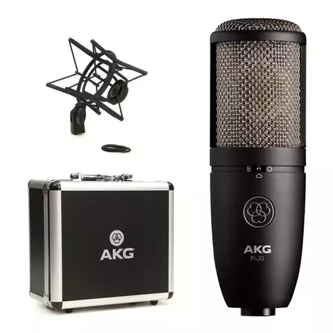 AKG P420 Micrófono Condenser Multipatrón con Valija y Araña - comprar online