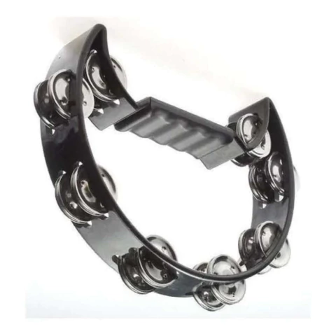 PANDERETA 1/2LUNA 16SONAJAS NEGRA KNIGHT JB900BK - comprar online