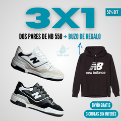 2X1 EN ZAPATILLAS NEW BALANZE 550 + BUZO NB DE REGALO! - comprar online