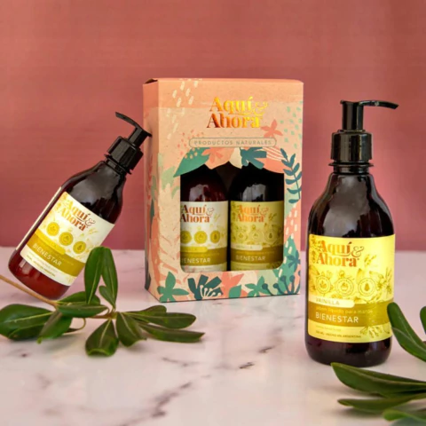 Set Jabon Liquido Y Crema Corporal Aqui & Ahora en internet