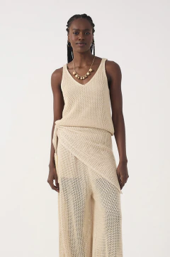 Blusa Dourada Tricot Telada Lurex Dress To - comprar online