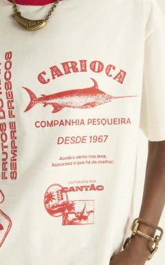 T-shirt Maxi Carioca Cantão - comprar online
