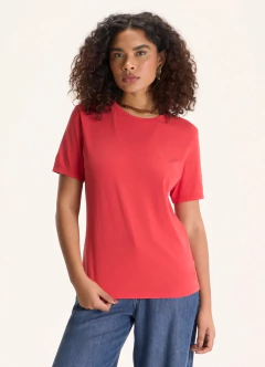 Blusa Básica Algodão Classic Vermelho Cantão