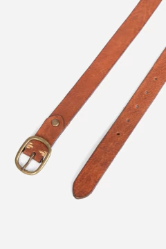 Cinto Couro Fivela Vintage Maria Filó - comprar online