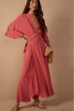 Vestido Cropped Crepe Fivela Dress To