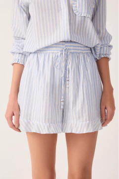 Short Algodão Listras Lurex - Almabô