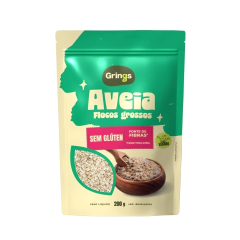 AVEIA EM FLOCOS GROSSOS - 200g