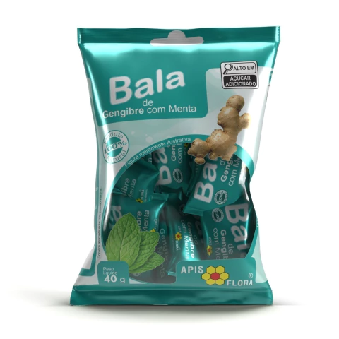 Balas Apis Flora de Gengibre e Menta 40g - comprar online
