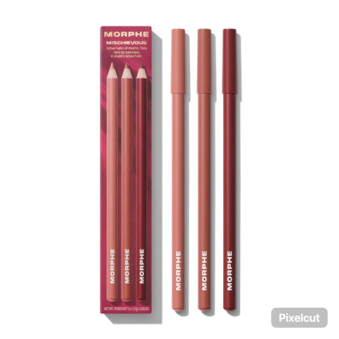 Kit Morphe Mischievous – Lápis Labial (3 unidades) EDIÇÃO LIMITADA