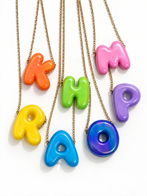 Collar Inicial Bubble