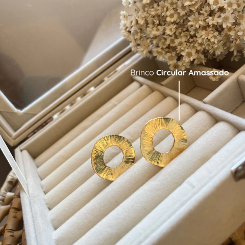 Brinco Circular Amassado