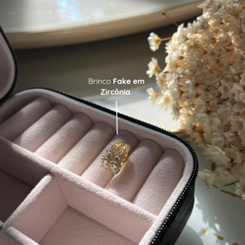 Brinco Fake em Zircônia