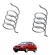Kit Mola Fechadura Vw Polo Classic 6n0837229b